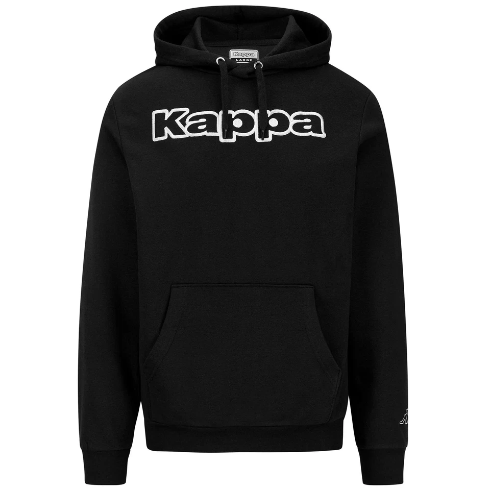 Kappa - Felpa con Cappuccio da Uomo mod: logo korpo dafers cod: 304MY20