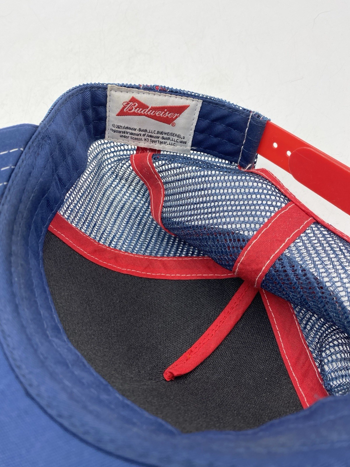 Budweiser Mesh Back Baseball Hat Cap SnapBack - image 8