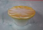 Vintage Ceramic Buttercup Yellow Daisy Shaped Flower Salt And Pepper Shakers — photo 8