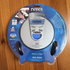 Naxa NX-303 Portable CD Player Headphones X-Bass Wired It Girl Indie Sleaze Y2K