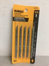 DeWalt 4 in. High Carbon Steel U-Shank Jig Saw Blade 8 TPI 5 pk DW3705H