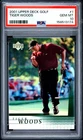 2001 UPPER DECK GOLF #1 TIGER WOODS ROOKIE RC PSA 10