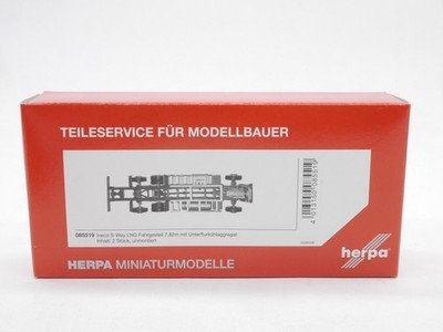 1:87 EM1248 Herpa 2x 3achs Fahrgestell Iveco LNG  7,82m 085519 neu in OVP