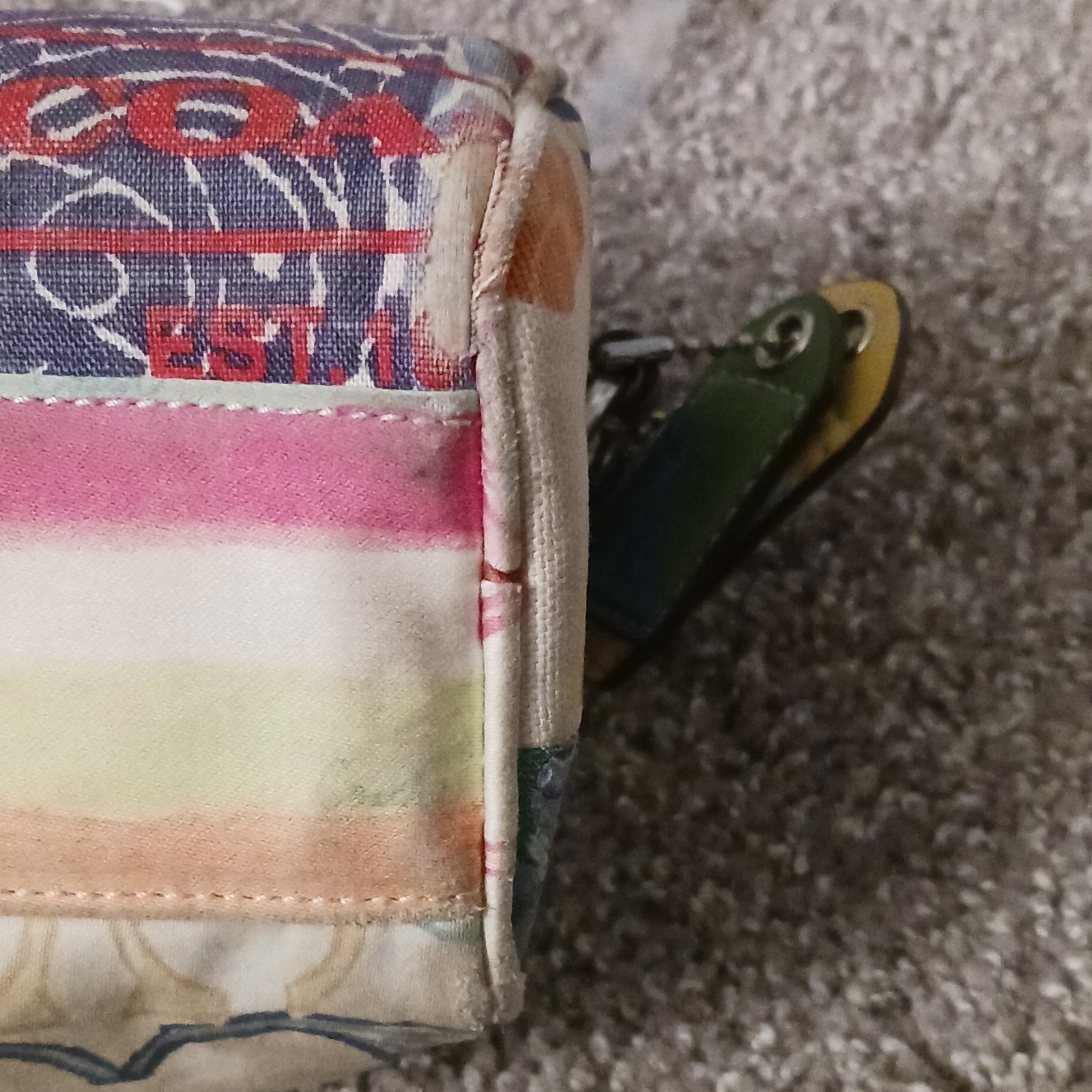 Coach Patchwork Multicolor Shoulder Bag with Coin… - image 7