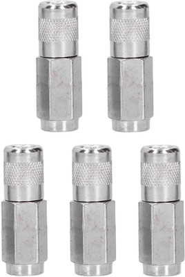 5Pcs 1/8'' NPT Fettpresse Kupplung Quick Lock Standard Fettpresse Flachdüse Fettk