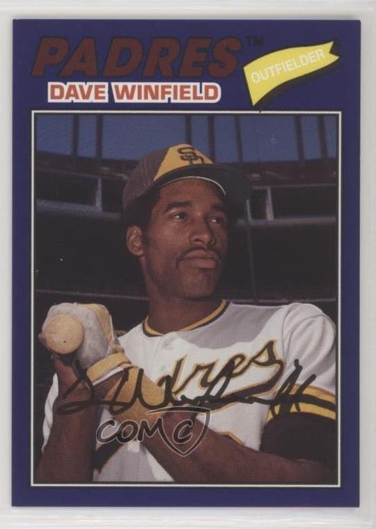 2018 Topps Archives 1977 Design Purple 62/175 Dave Winfield #180 HOF 02q4