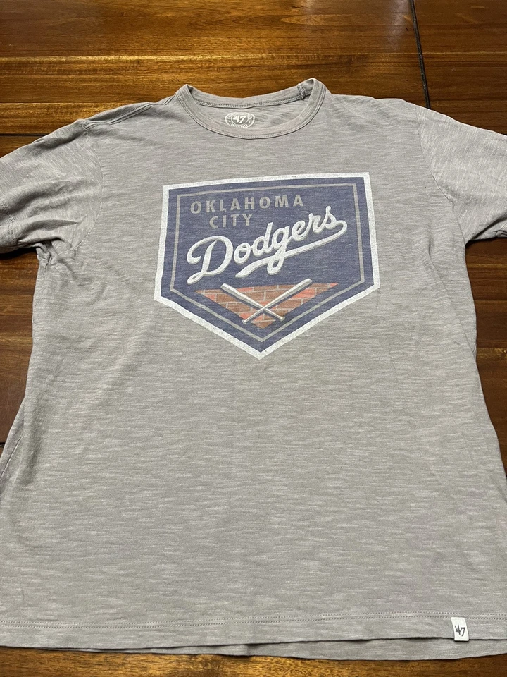 Camisa De Colección OKC Dodgers Pequeña Marca 47 MILB AAA MLB Ligas Menores 89ers Foto 2 de 4