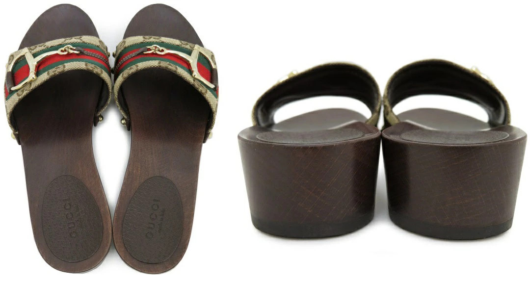 GUCCI Horsebit Sandals GG Campus #35 1/2 thumbnail 3