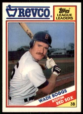 1988 Topps Revco League Leaders #16 Wade Boggs Boston Red Sox