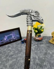 Designer Dragon Handle Stick Vintage Style Wooden Walking Stick Cane Gift