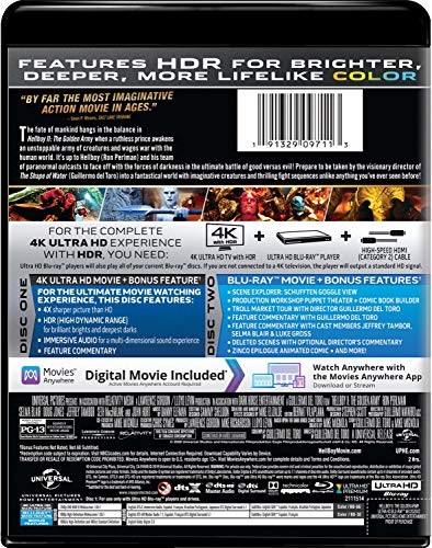 Hellboy II: The Golden Army [Blu-ray] 191329097113| eBay