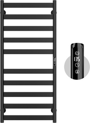 Electric Towel Warmer Rack, 10-Bar Stainless Steel Heated Tower Rack with Built-