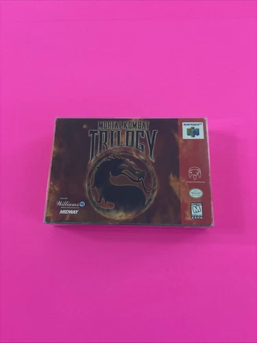 Mortal Kombat Trilogy (Nintendo 64 N64, 1996) Authentic with Box & Manual