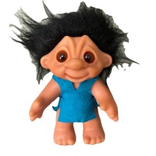 Original Thomas Dam Troll Doll 7" Vintage 1977 Made In Denmark Collectible