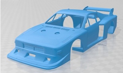 Resin 3D Printed 1/24 - 1/64 Scale Lancia Beta Montecarlo 1980 Car Body