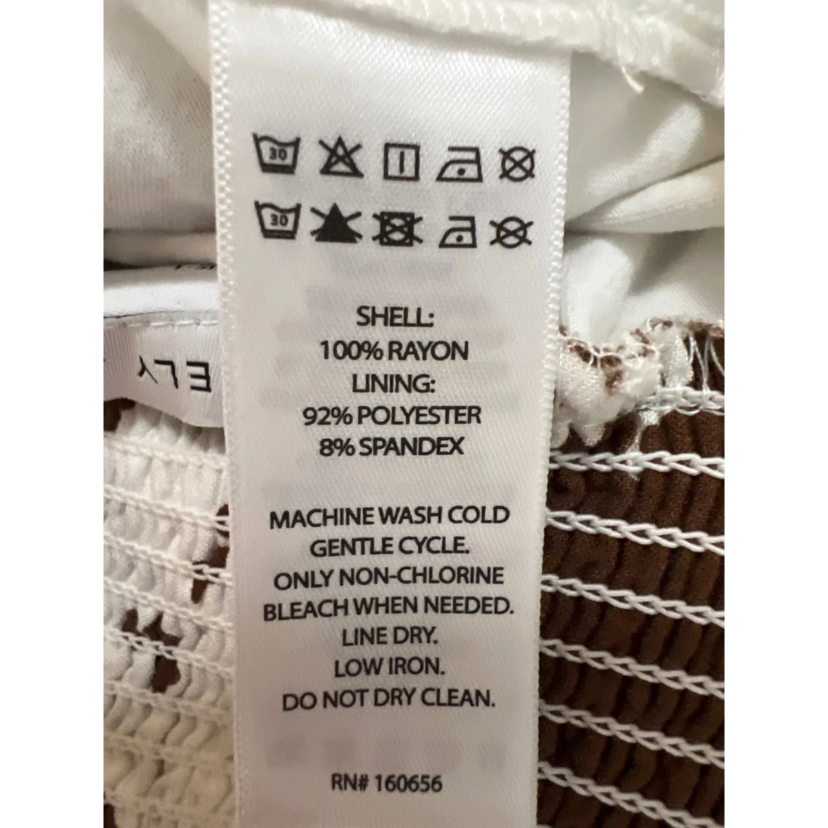 Sincerely Jules Skort Mujer Grande Marrón Estampado de Vaca Volantes en Niveles Calado Mini