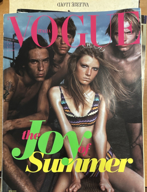 VOGUE Italia Magazine June giugno 2000 Issue 605 "The Joy of Summer" Meisel