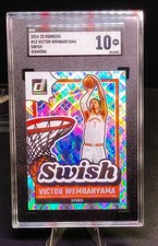 2024-25 Panini Donruss Victor Wembanyama #15 Swish Diamond ***SGC 10