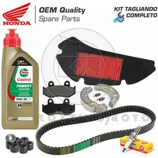 KIT TAGLIANDO HONDA SH 125/150 2006-2007 OLIO CANDELA CINGHIA PASTIGLIE GANASCE