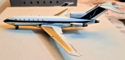 Sabena Retro B727-100 OO-STB - 1:200 Scale Die Cast - InFlight 200