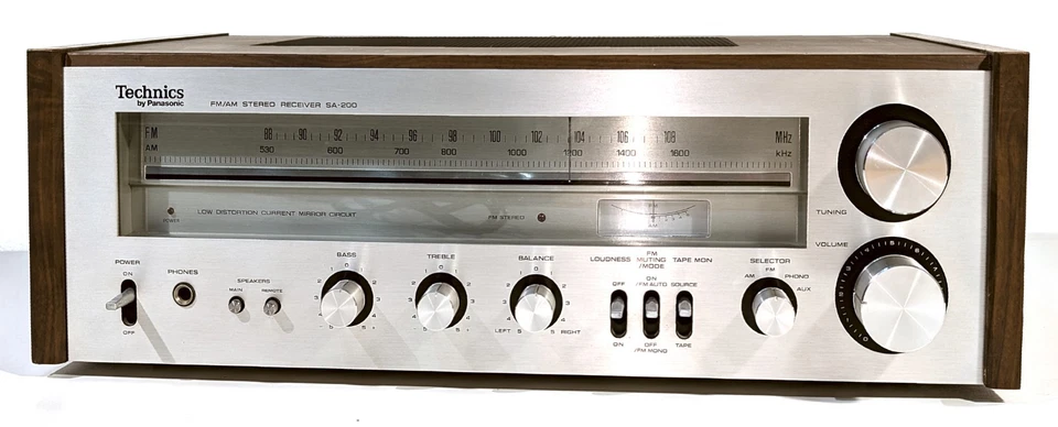 🔥【REVISADO PROFESIONAL】¡Receptor estéreo 60W Technics SA-200! ELIGE COLOR LED💥GARANTÍA Foto 4 de 4