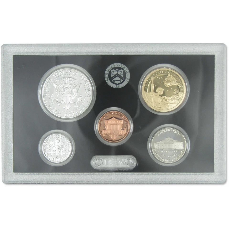 2019 Silver Proof Set U.S. Mint OGP COA No Reverse Proof Penny - Image 3 of 4