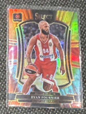 2025-26 Panini Select Euroleague Evan Fournier Premier Tie-Dye 20/25