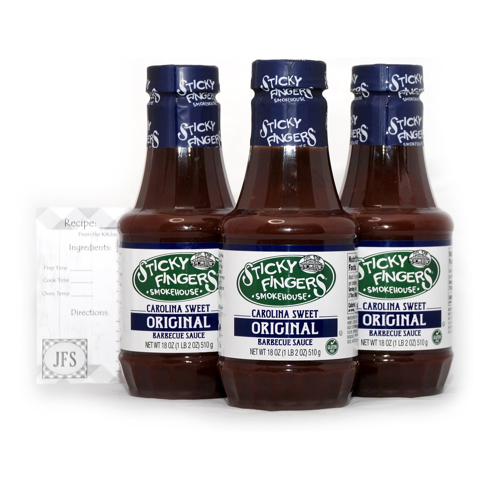 3-pack With Recipe Card - 18 Oz Each