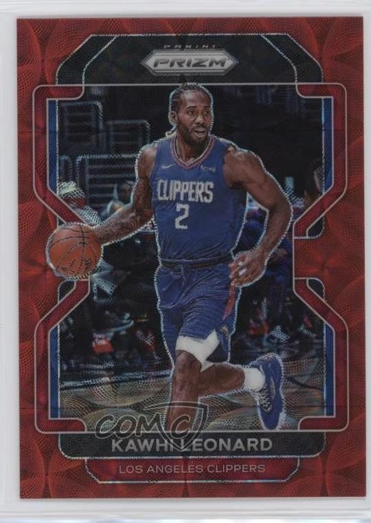 2021-22 Panini Prizm Choice Red Prizm 59/88 Kawhi Leonard #71 v9t