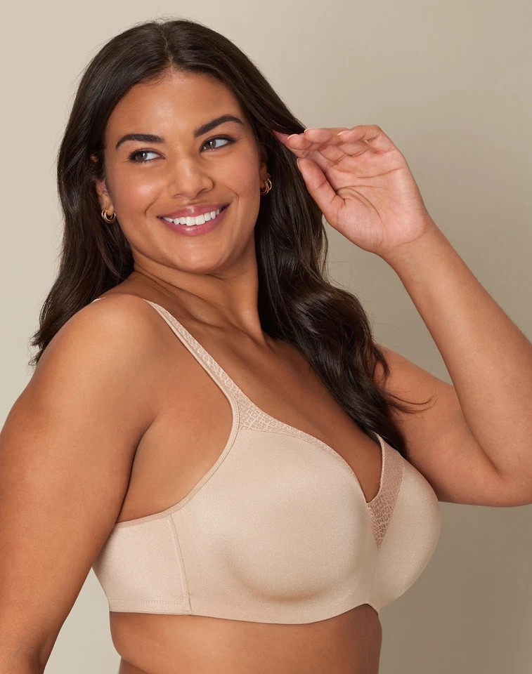 Playtex Secrets Underwire Smoothing Balconette T-Shirt Bra Women's - Image 2 of 4