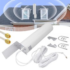 4G LTE Antenna 10-12dBi Long Range Outdoor Antenna Signal Booster Set Dual SMA