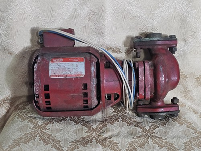 #ad TEEL 1 12 hp 1P899A Hydronic Htg Cool Water Heating Circulator Pump 115V 3 4 in $125.00
