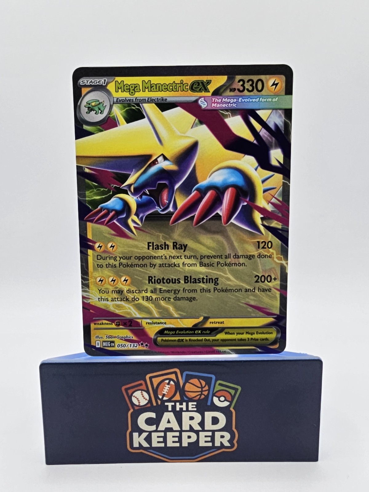 Pokémon TCG-Mega Manectric ex-050/132-Me01: Mega Evolution