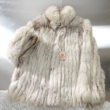 Blue Fox Fur Coat - Genuine Vintage Fur From Japan