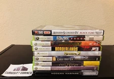 Lots of 9 Xbox 360 And Mixed games Lot used see pictures Description