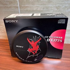 Sony D EJ775 Walkman Portable CD Player SpiderMan 5525 Rare Collectible