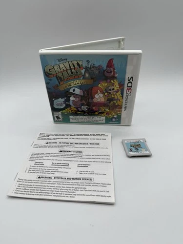 Gravity Falls Gnome Gemulets Nintendo 3DS Action Adventure CIB Complete Tested