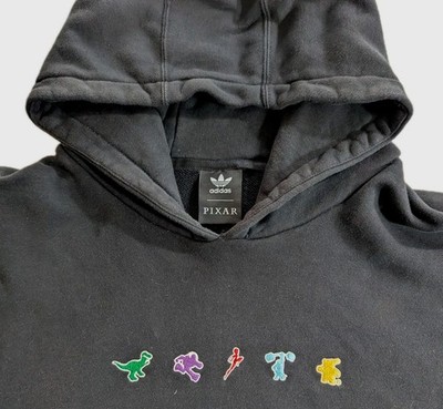 Adidas x Pixar Disney Adult Size XL Embroidered Hoodie Black