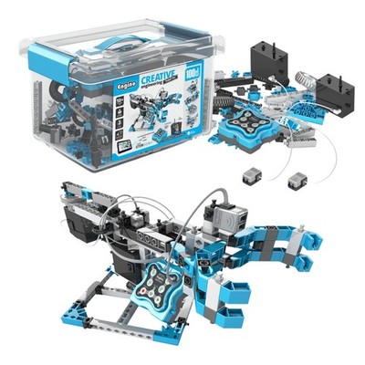 Engino Toys - Creative Engineering Maker Pro Robotised 100 Modelle Set | Robotik