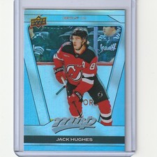 Jack Hughes 2025-26 MVP Silver Collection CDD Hockey Card NJ Devils Base #18