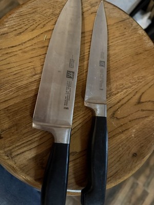 2- ZWILLING Four Star 6  & 8'' Chef's Knives 31070-160 & 31071-200 1 From Germany