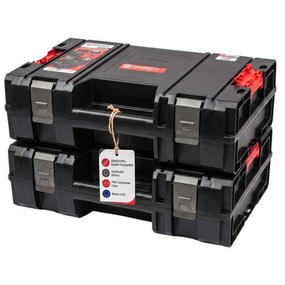 2 Stück Qbrick System Pro Maschinenkoffer mit Polsterung