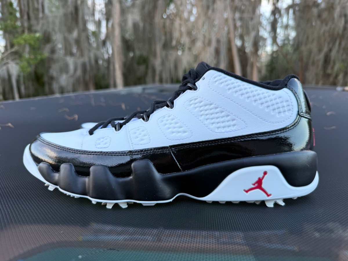 NEW Jordan 9 Retro Low Golf White Black True Red Size 12 (FJ5934