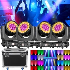 380W 19LED RGBW Spot Moving Head Light DMX512 Stage DJ Party Light Wash Lighting