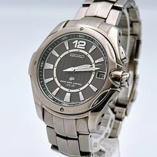 SEIKO Ignition Men's Watch Solar Wave Control  7B22-0AA0 From Japan #10031