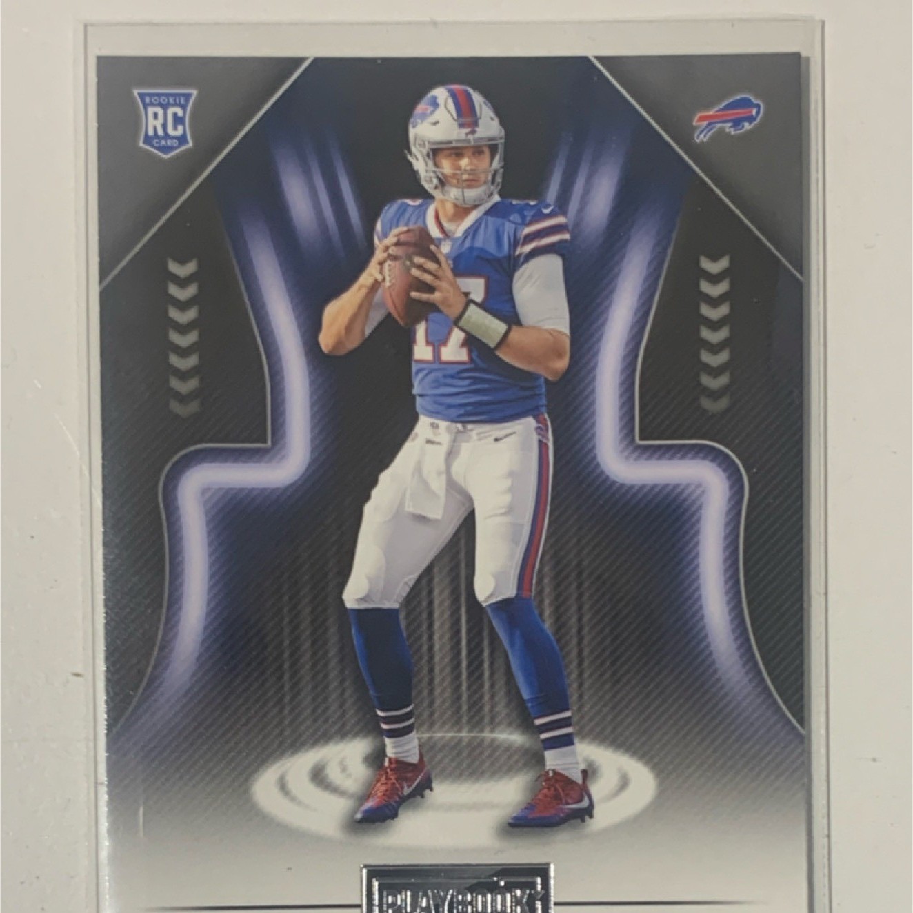 2018 Panini Playbook Josh Allen Rookie #124 Buffalo Bills NFL Football Card