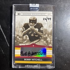 2008 Playoff Silver Signatures Bobby Mitchell HOF 22/99