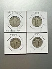 Standing Liberty Silver Quarters Lot of Four
