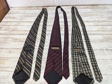 Lot Of 3 Mens J. Ferrari Tie Ties Used Cheep