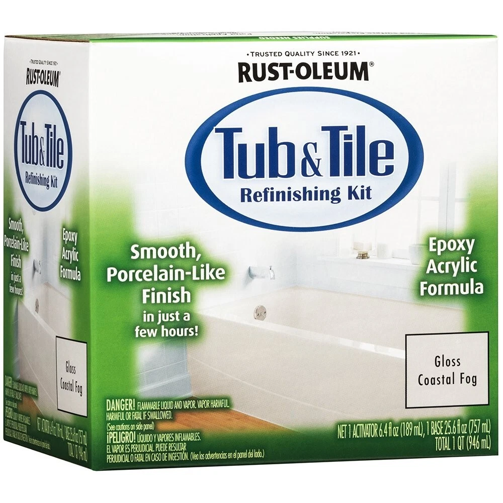 Rustoleum tub sales and tile epoxy